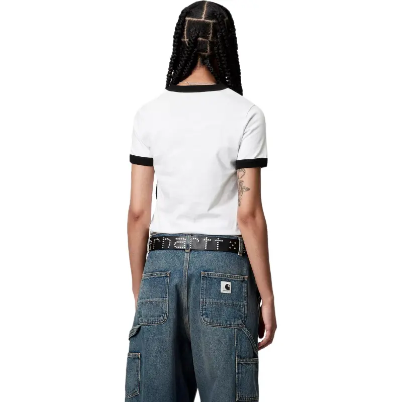 Carhartt WIP W' S/S FW24 Drop Shoulder Sleeve T Shirt Women's White-4