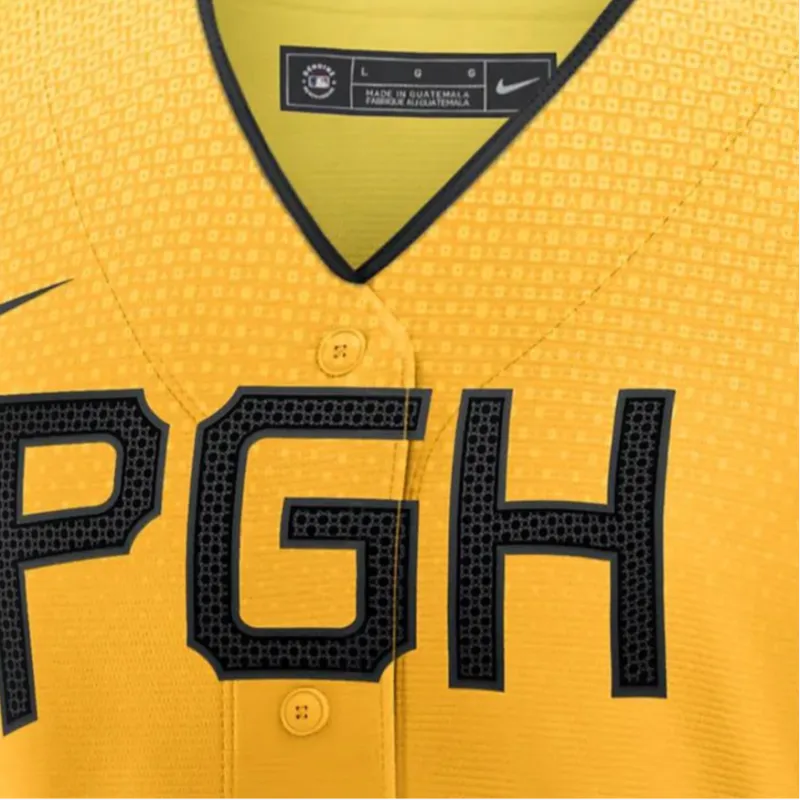 Nike Mlb Pittsburgh Pirates City Connect Roberto Clemente Women's Replica Baseball Jersey-2