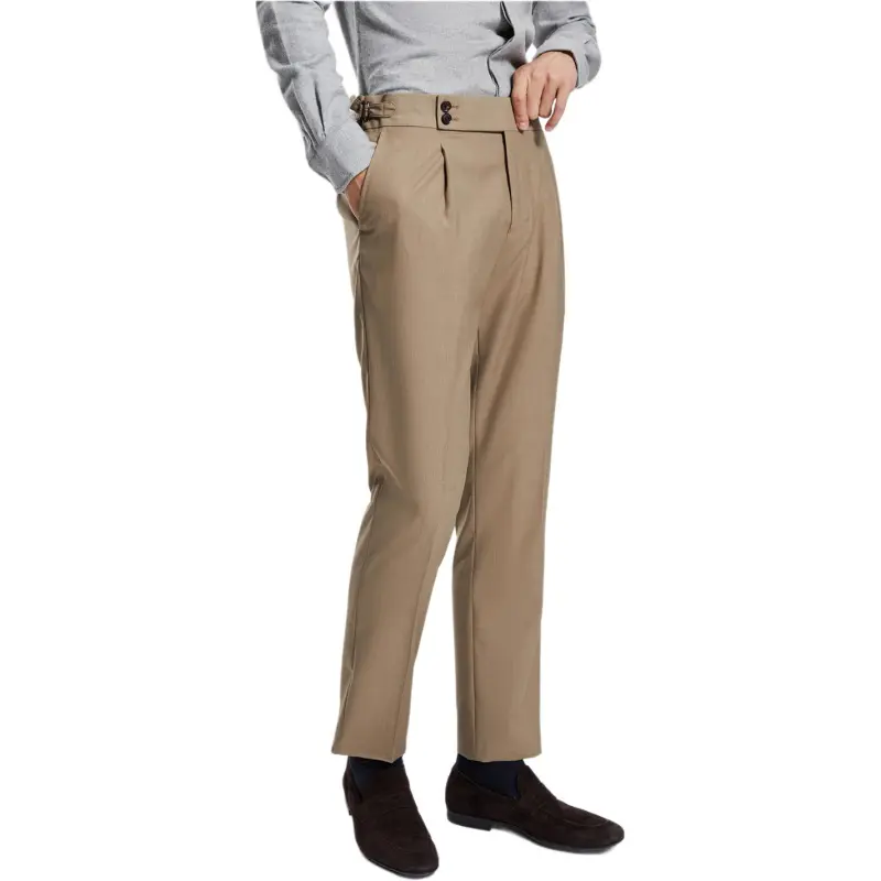 BY CREATIONS Casual Pants Men's Dark Khaki-2