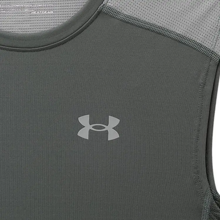 Under Armour HeatGear Fitness Clothing Men Gray-3