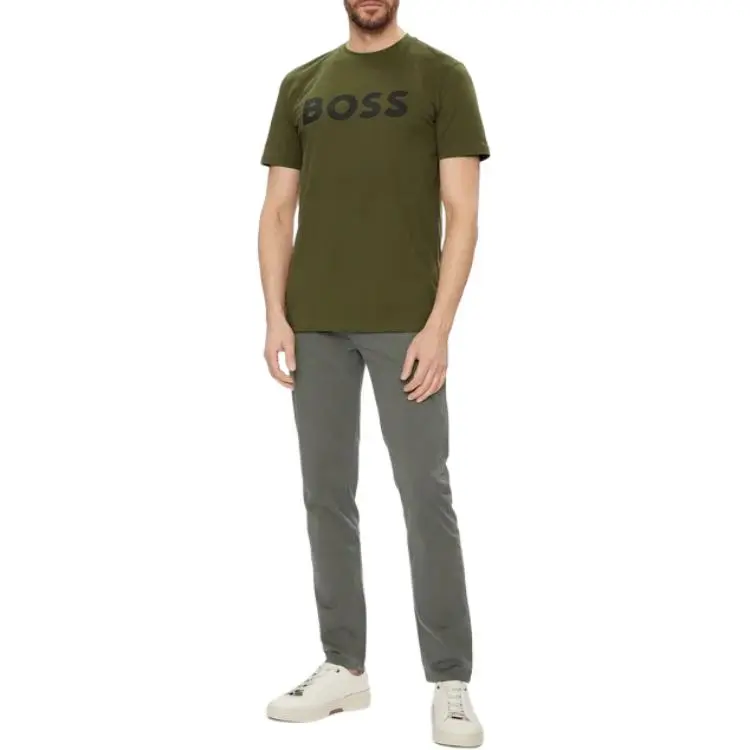 HUGO BOSS T Shirts Men Green-2