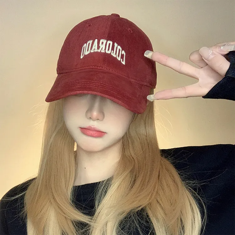 Ai Jiawei Cotton Baseball Caps Unisex Multicolor-13