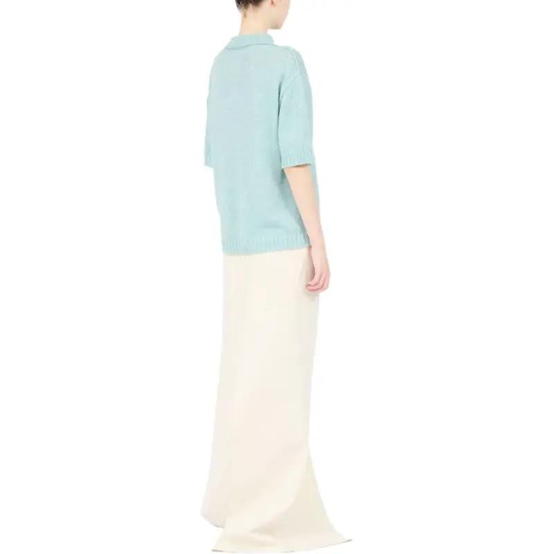 Maison Margiela Polo Shirt Light Blue-6