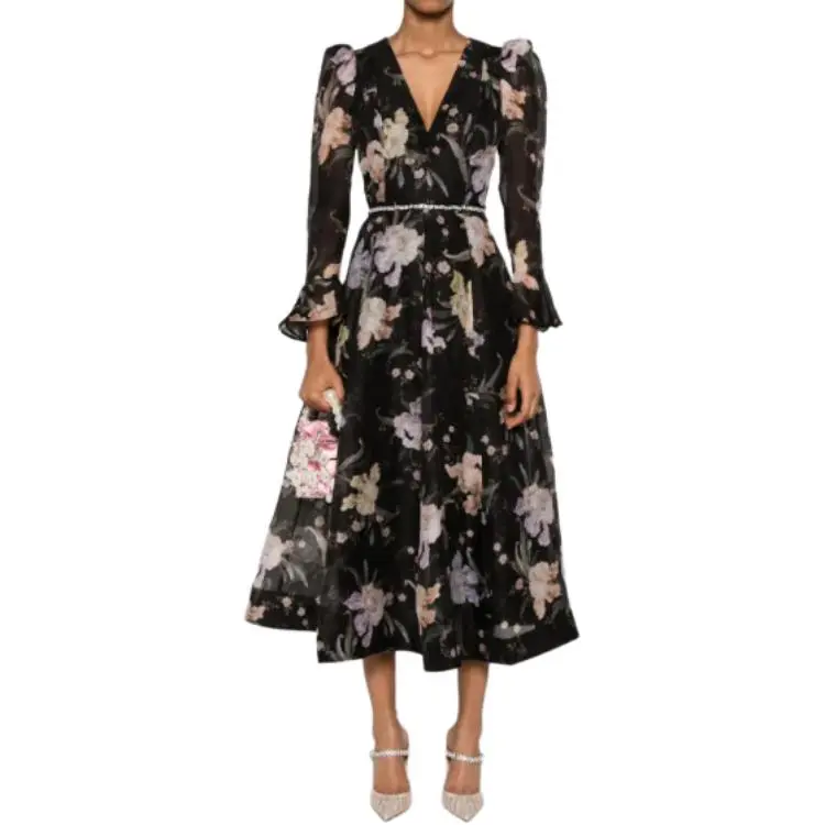 Zimmermann Eden Long Sleeved Midi Dress-3