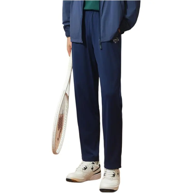 Le Coq Sportif Knitted Sweatpants Men's Navy Blue-3