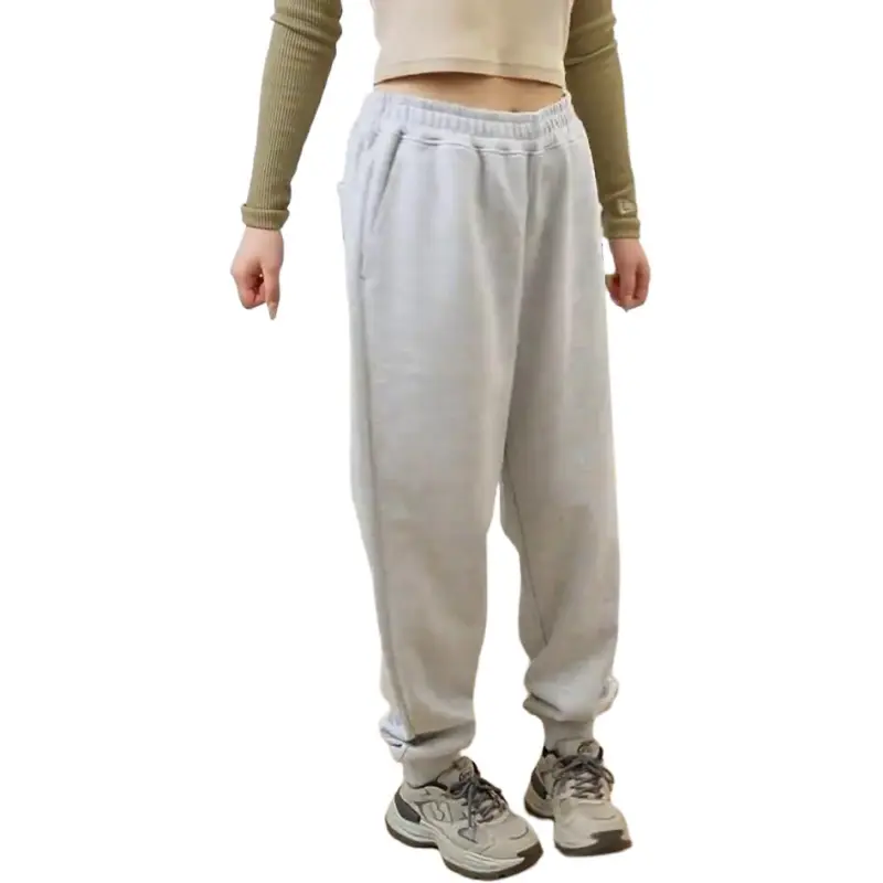 New Era FW24 Knitted Sports Pants Unisex Gray-2