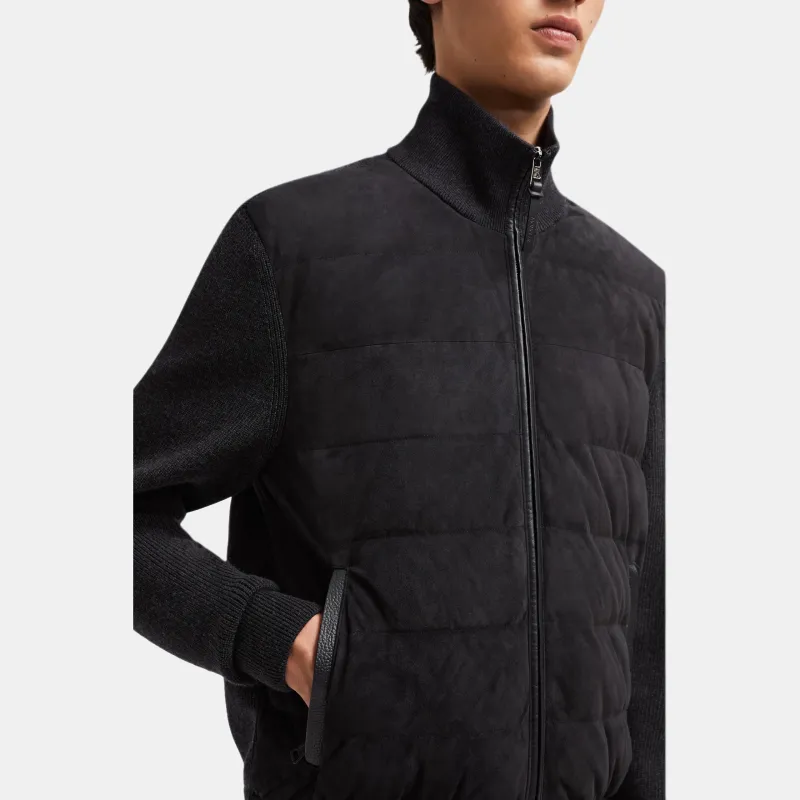 Moncler Padded Knit Zip Up Cardigan-2