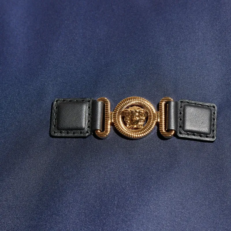VERSACE Hooded Zip up Bomber Jacket-4