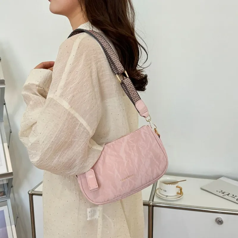 OKEKE Pu Crossbody Bag Regular Unisex White/Black/Pink/Gray/Blue/Green-5