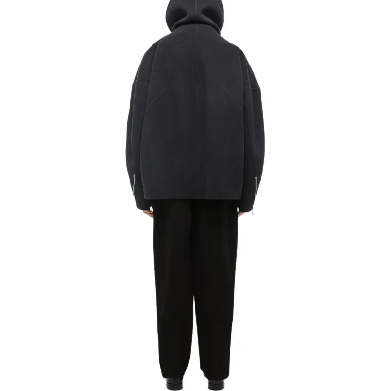 Helmut Lang FW24 Jackets Coats Unisex Dark Charcoal-4