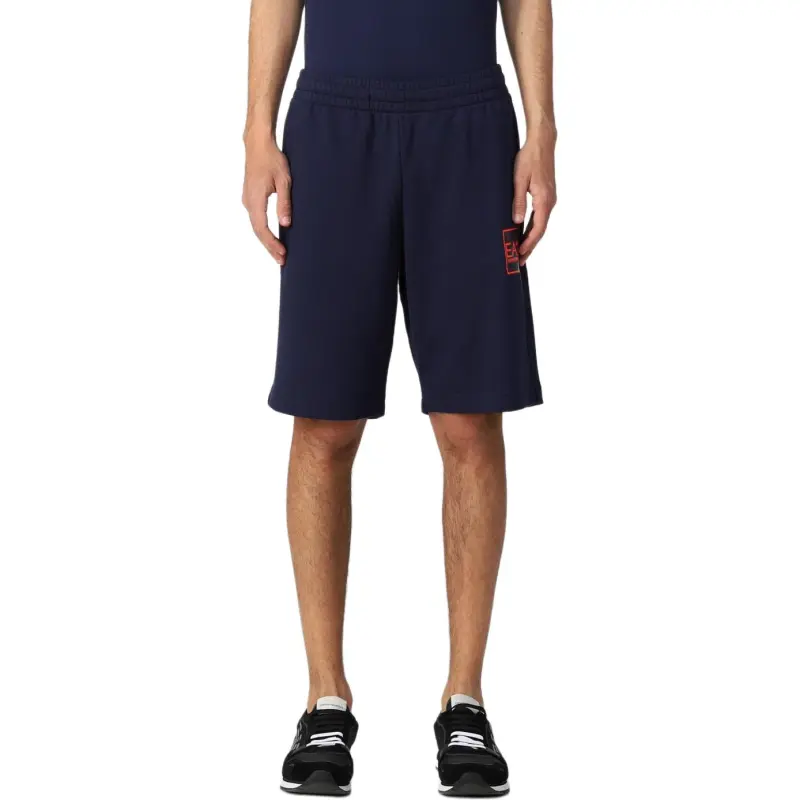 EMPORIO ARMANI EA7 SS22 Casual Shorts Men's Dark Blue-4