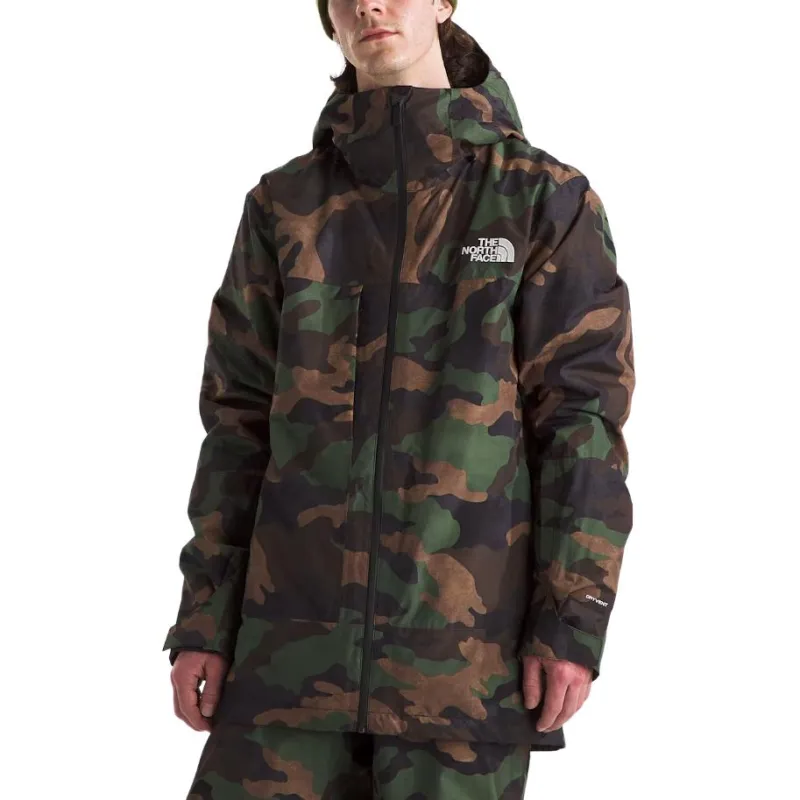 THE NORTH FACE ThermoBall Snow Triclimate® Jackets Coats Men's Black Camouflage-1