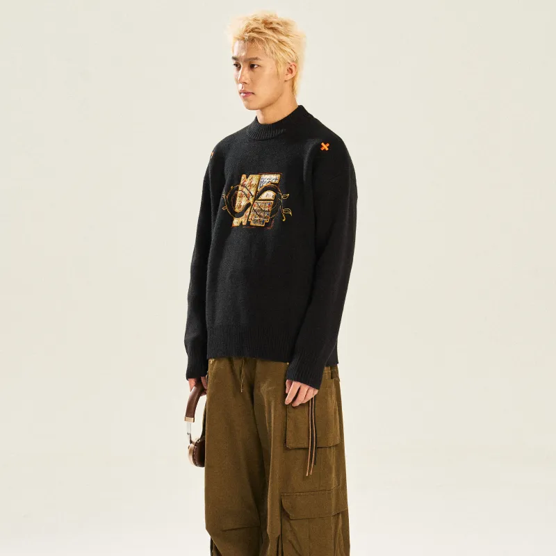 NSTNEW START x BIPOLAR Sweater Unisex Black-5