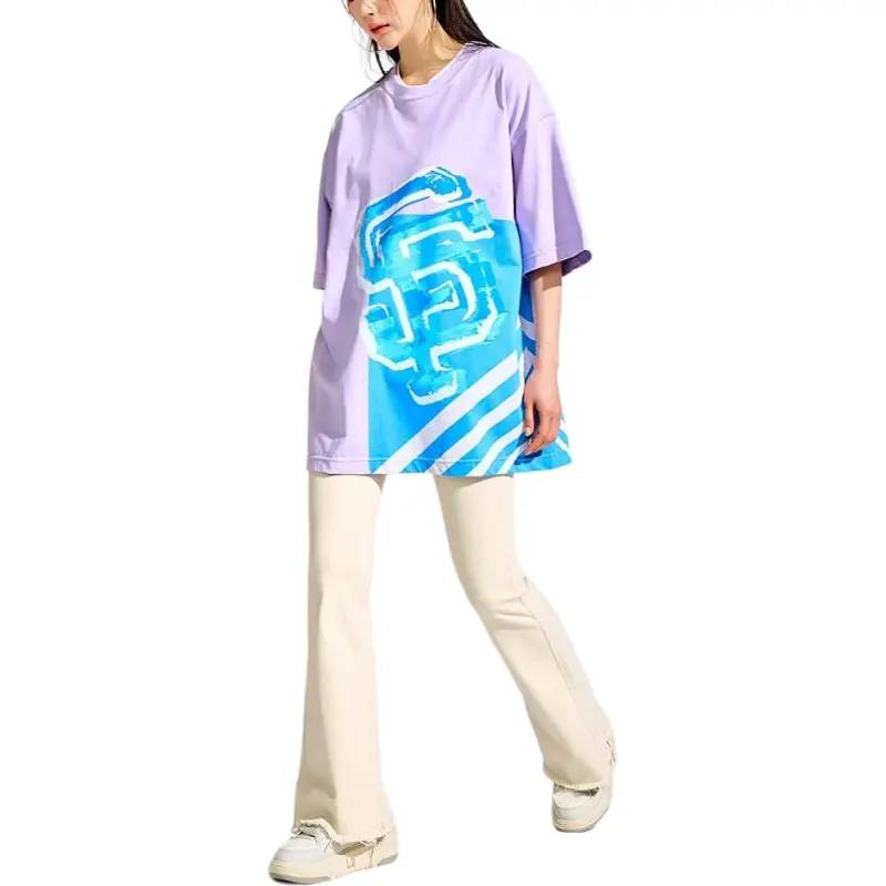 MLB T Shirt Unisex Light Purple-4