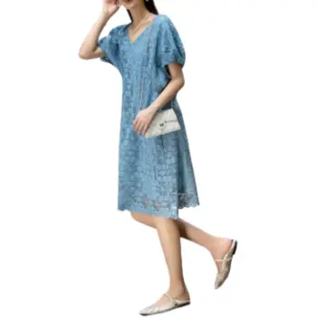 【dme】 Short Sleeved Dress Women's