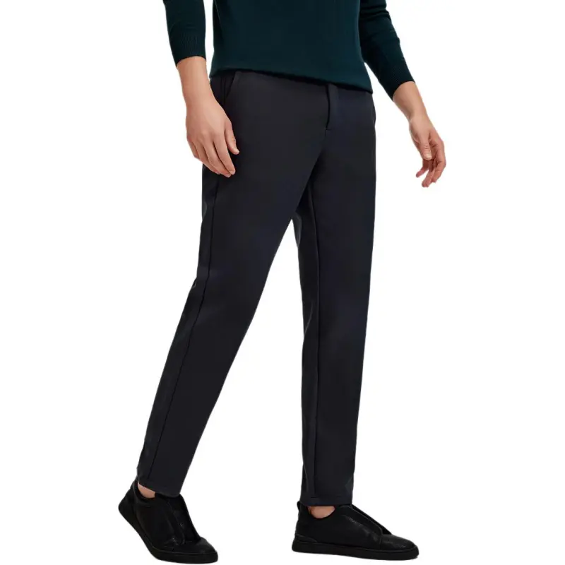 Hush Puppies Thickened Casual Pants Men's Ink Blue-3