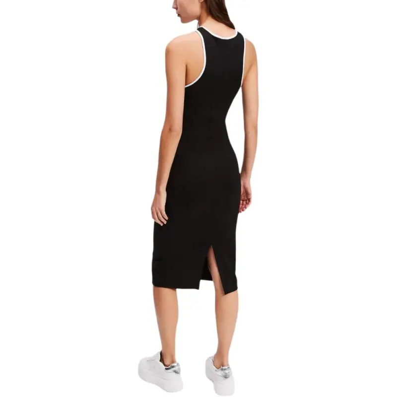 KARL LAGERFELD SS25 Sleeveless Dress Women's Black-4