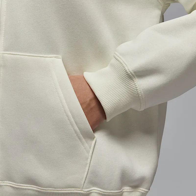 Jordan Brooklyn Fleece FW24 Sweatshirt Women's Canvas White/Black-3