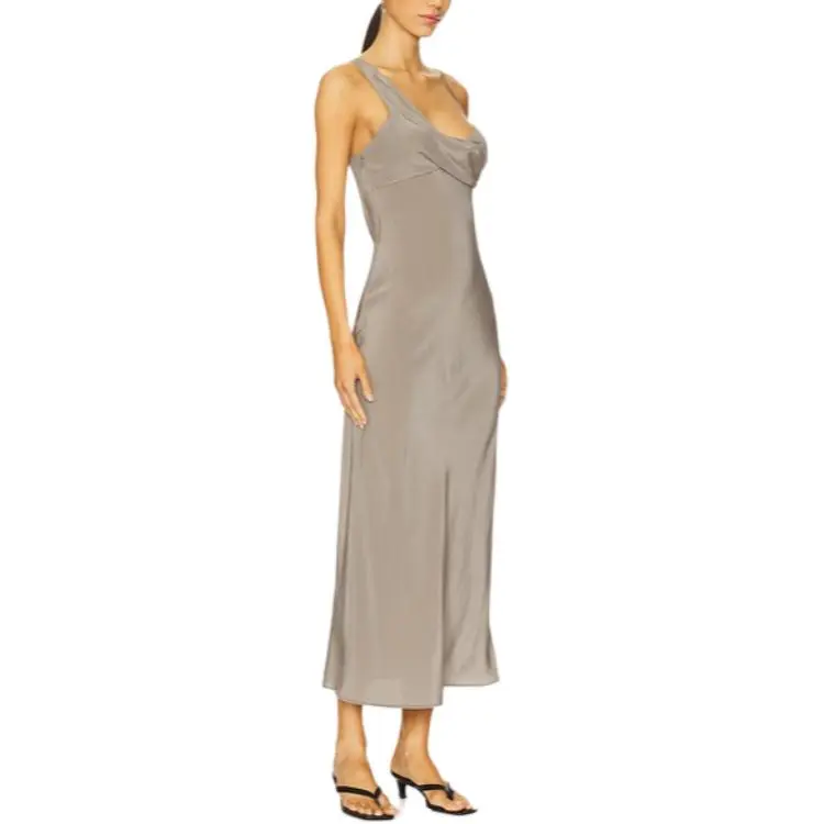 ST. AGNI Slip Dress Women's Gray-2