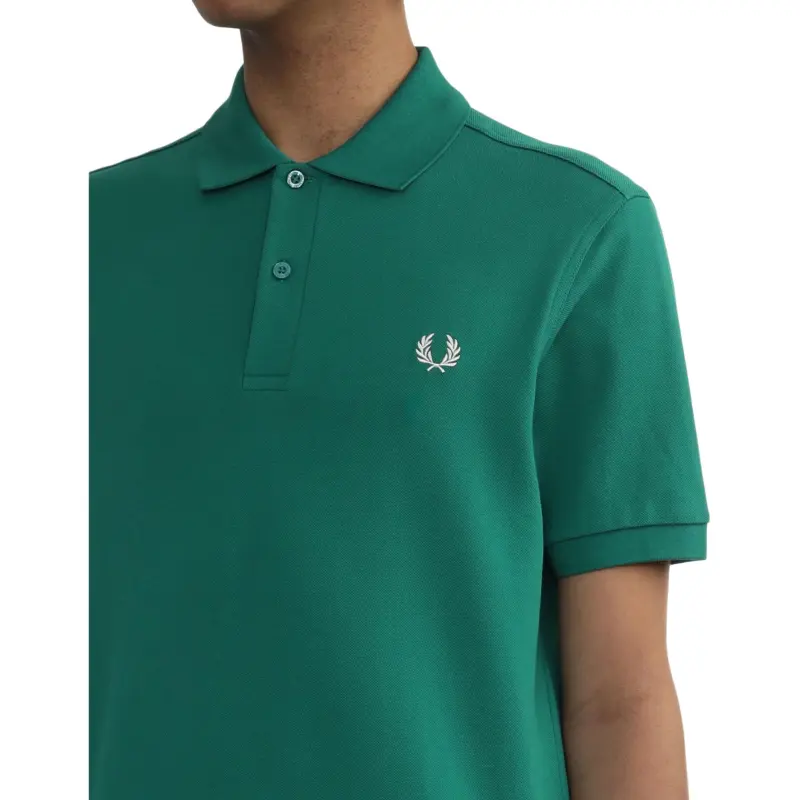 FRED PERRY Polo Shirt Men's Mint Green-5