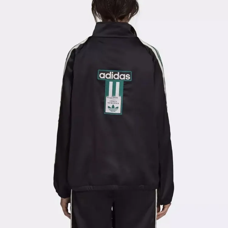 Adidas Originals Track Top Satin Jackets Unisex Black-3