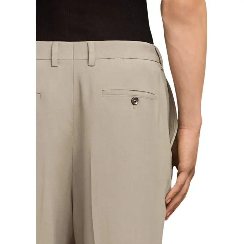 AMIPARIS Paris Pleat Detailed Tapered Trousers-4