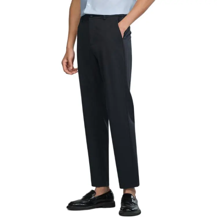 HLA Casual Pants Men Navy Blue 61-4