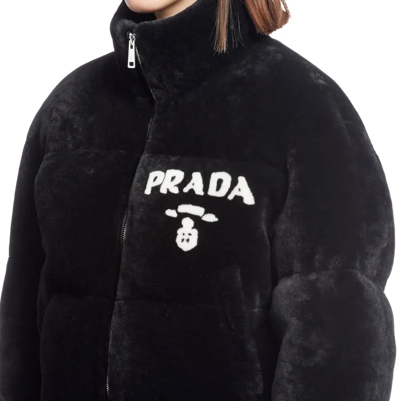PRADA Jackets Coats Women's Black-5