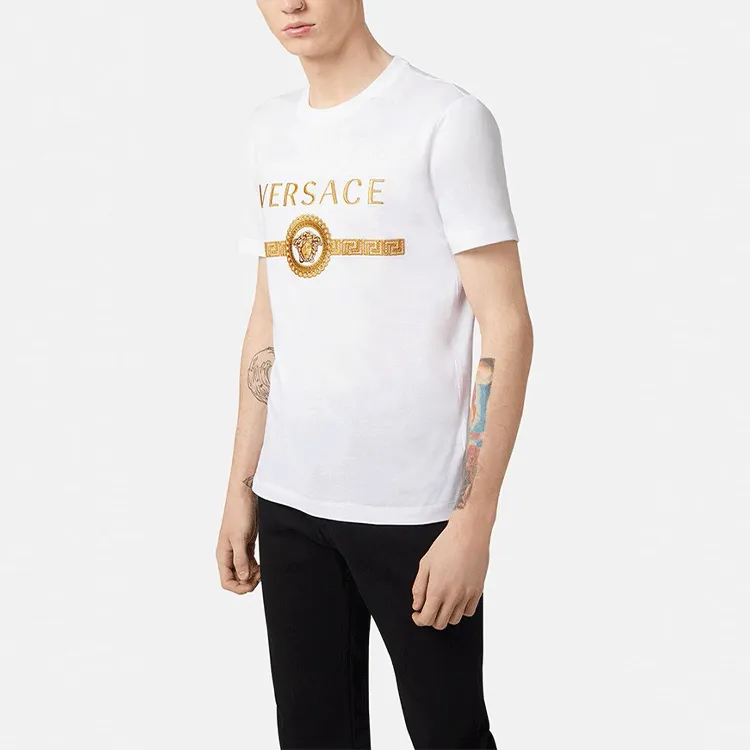 VERSACE Logo T Shirt-4