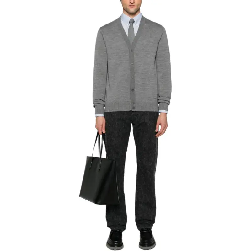 FENDI Embossed logo Cardigan-1