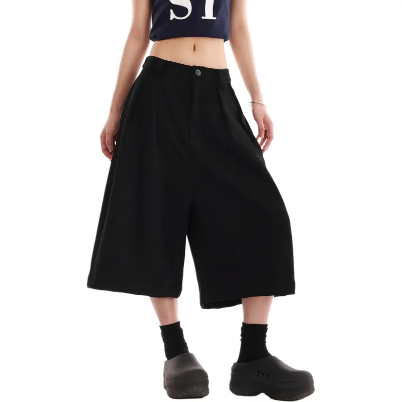 VINMUK Casual Shorts Women's Black-5