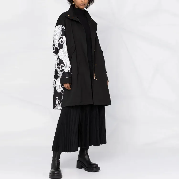 VERSACE SS23 Jackets Coats Women's Black-1