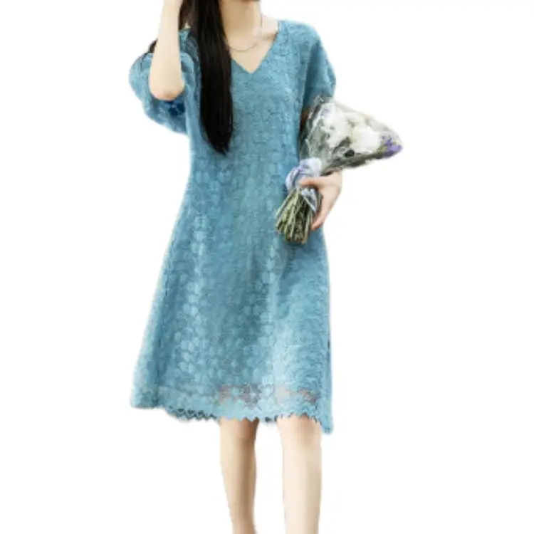 【dme】 Short Sleeved Dress Women's-2