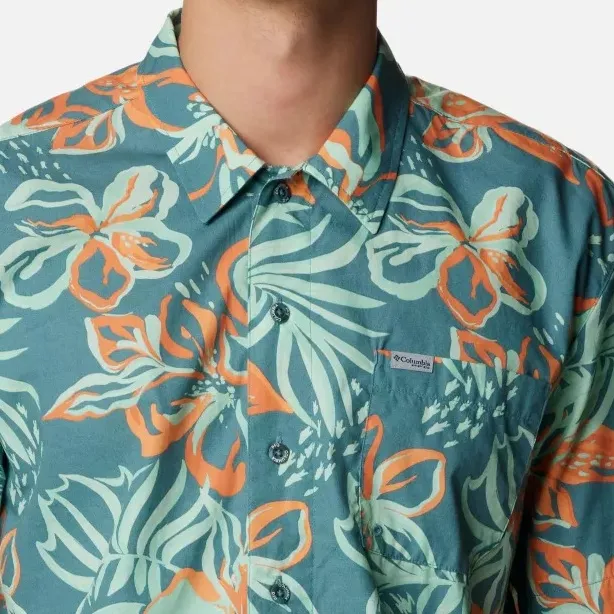Columbia Shirts Men Turquoise-3