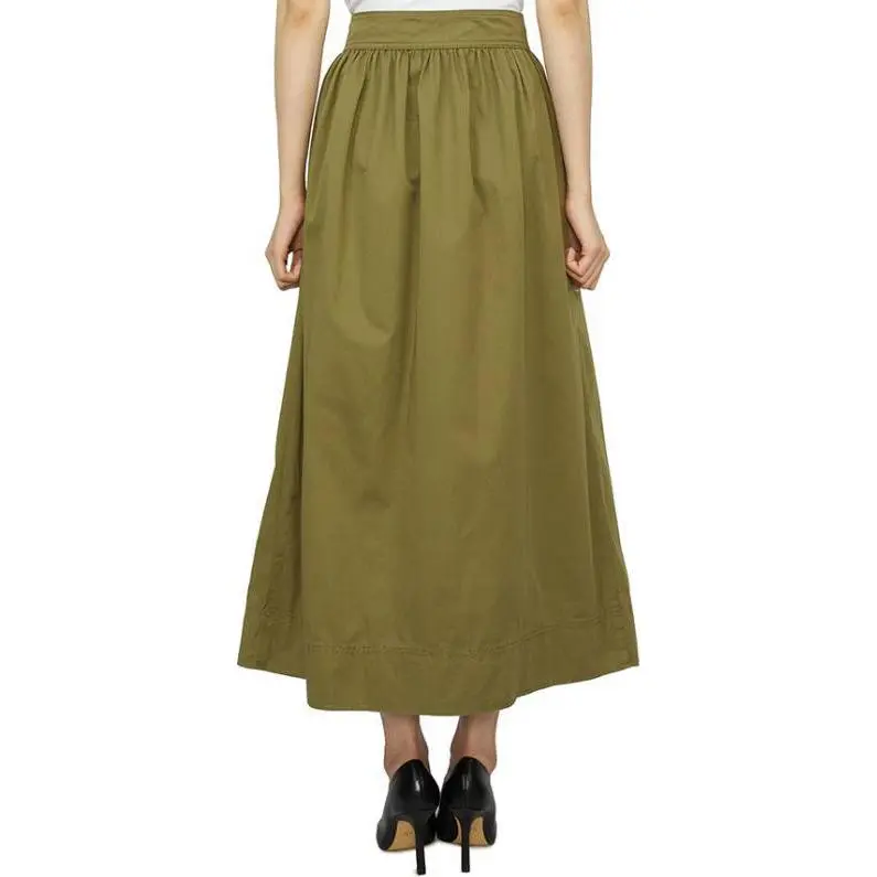 Vanessa Bruno Casual Long Skirt Women's Green-1