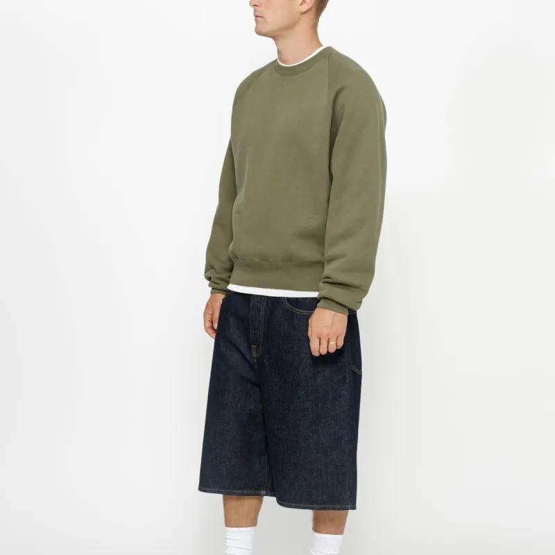 Stussy Fleece Raglan Crew-12