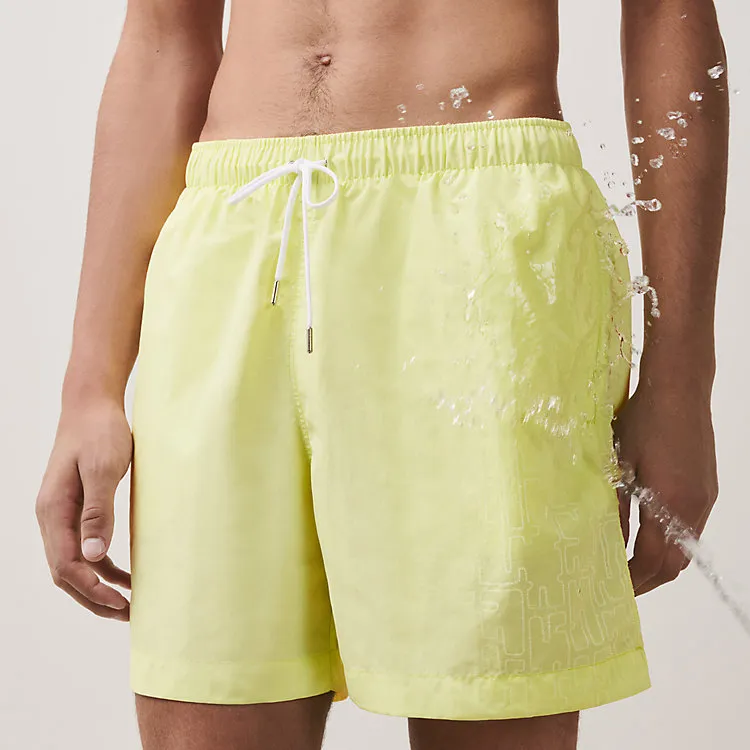 HERMES Swimming Shorts Men Lemon-1