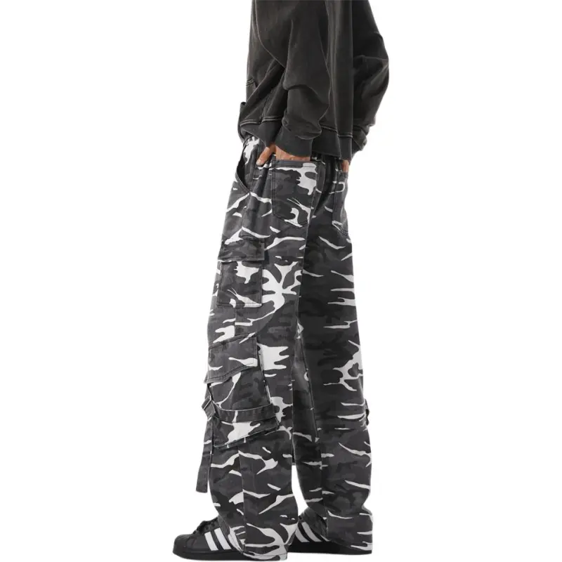 Mimx Homme Casual Pants Unisex Camouflage-1