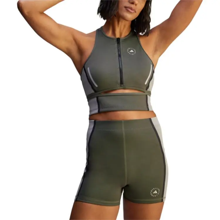 Adidas Free Shipping With AdiClub Adidas By Stella McCartney High Neck Crop Top-3