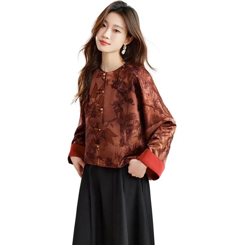 Yi Mengyuan Cropped Coats Women's-4