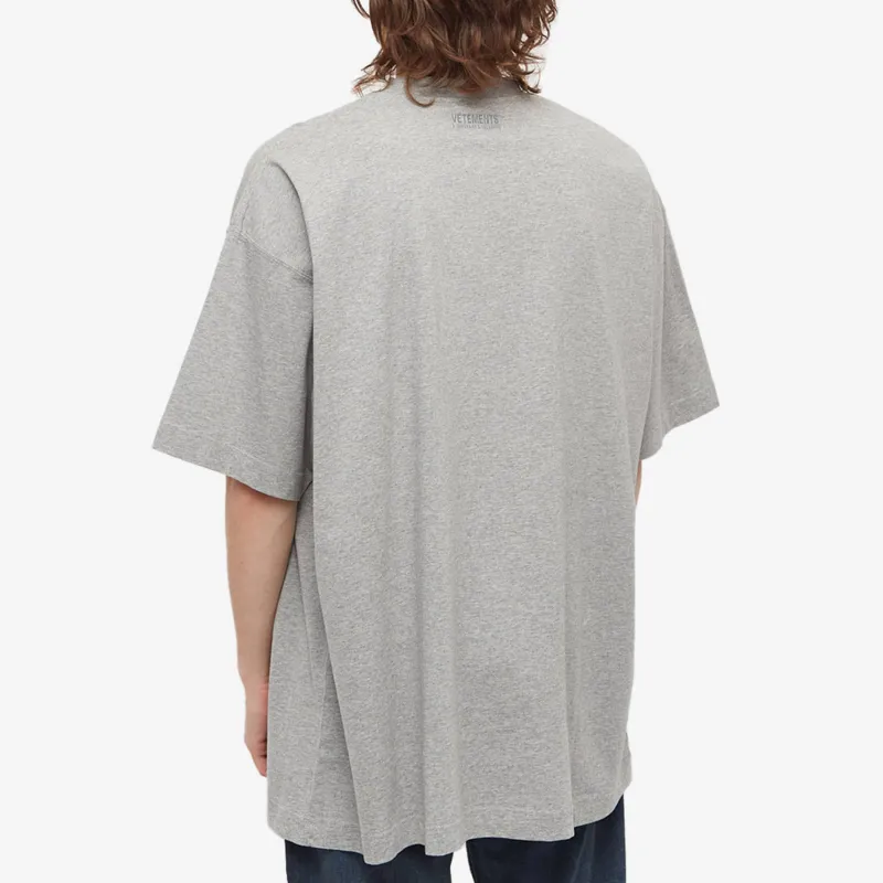 Vetements T-Shirts Men Gray-2