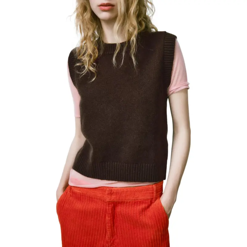 ZARA Tank Top Women's Dark Brown-6