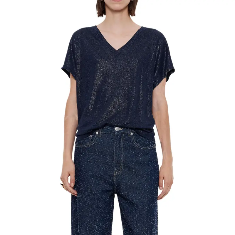 Bimba Y Lola Metallic-threading T-shirt-1