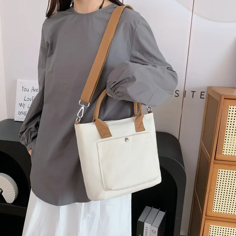 Yalu Canvas Canvas Bag One Shoulder Handbag Regular Women's Multicolor-8