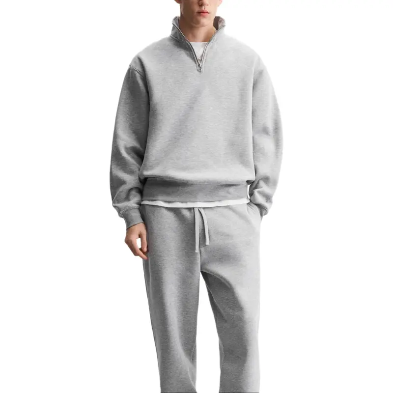 ZARA Sweatshirt Men's 1Zebra Print Gray-3