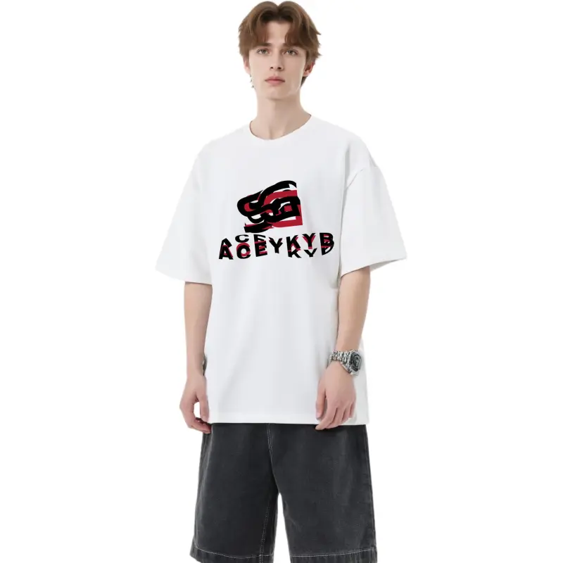 YK&YB T Shirts Unisex White-4