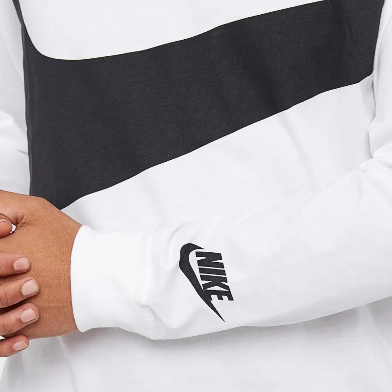 Nike T-Shirts Men White-4