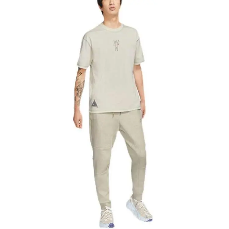 Nike Sportswear T Shirt Men's Light Beige-1