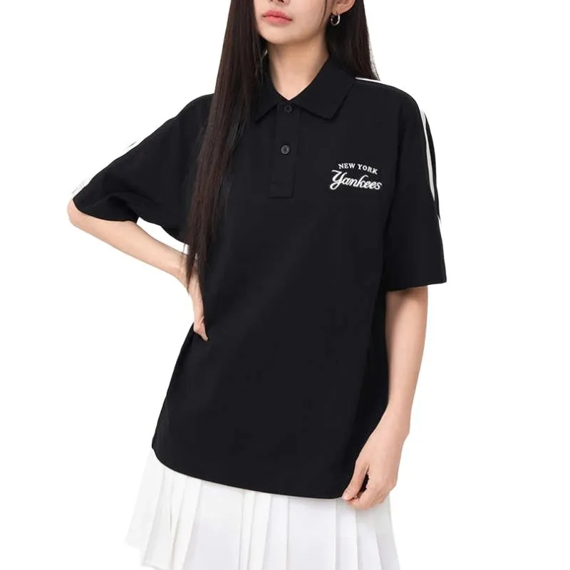 MLB New York Yankees Polo Shirt Unisex Black-2