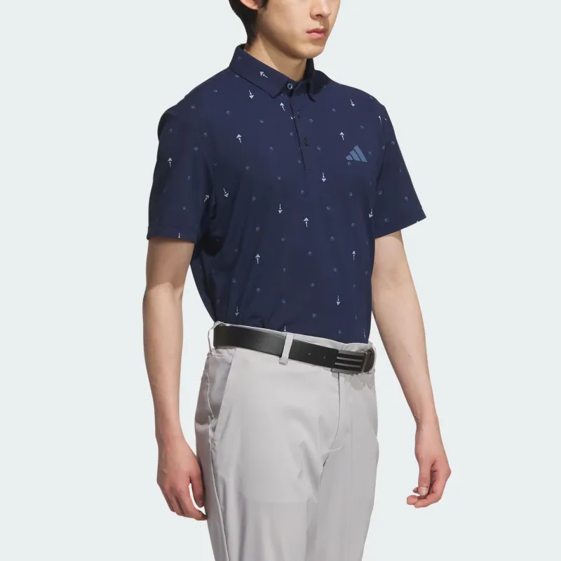 Adidas MONOGRAM Polo Shirt Men's College Navy-3